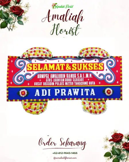 Papan Bunga Ucapan Selamat Sabaru